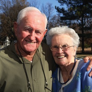 Elderly Senior Home Care Couple Autumn